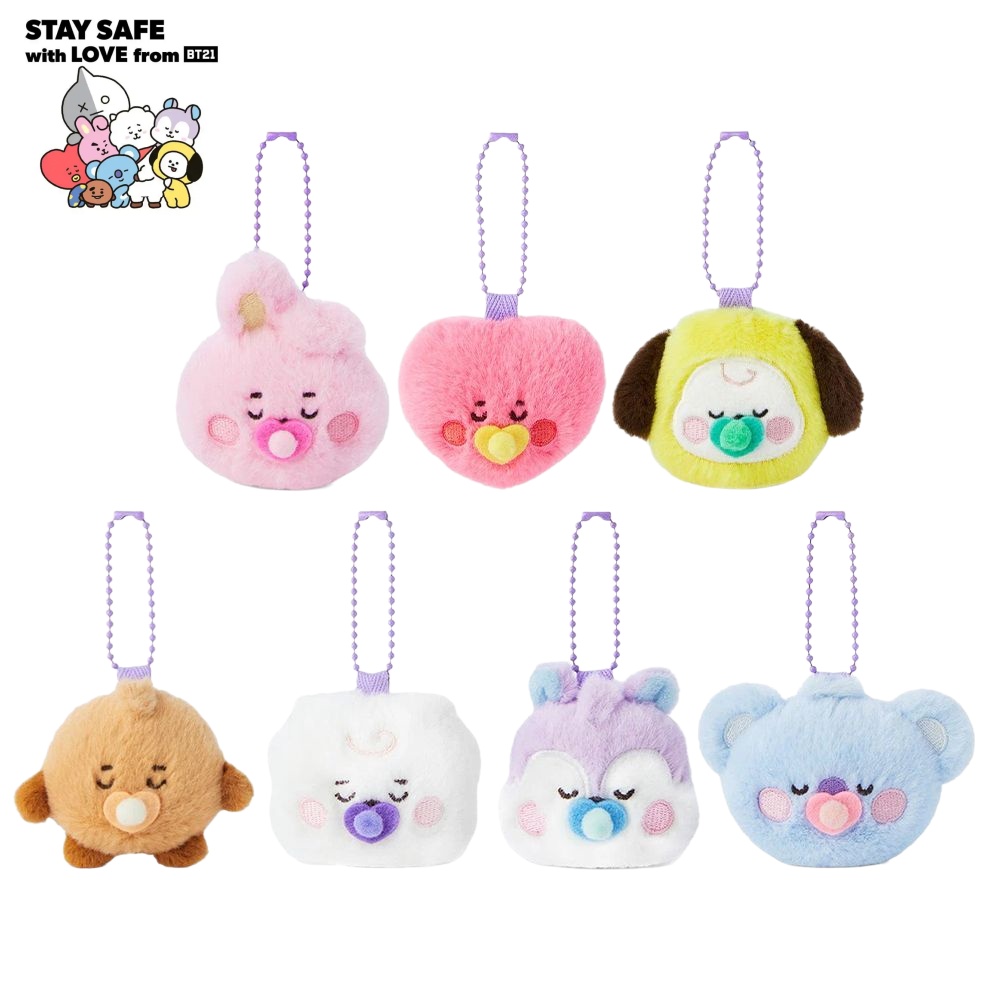 Model Kit For Girls - Mini Plush Keychain Pendant BT21 Koya