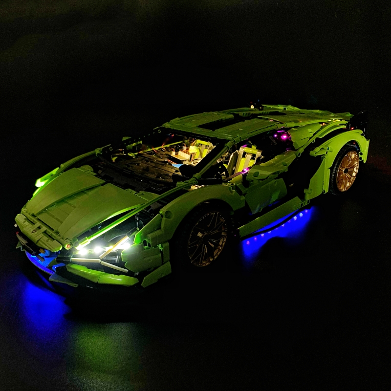 Model Kit Lamborghini - BYB LED Light Kit For 42115