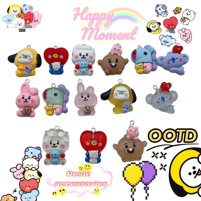 Model Kit Resin - BT21 mang chimmy shooky koya anime