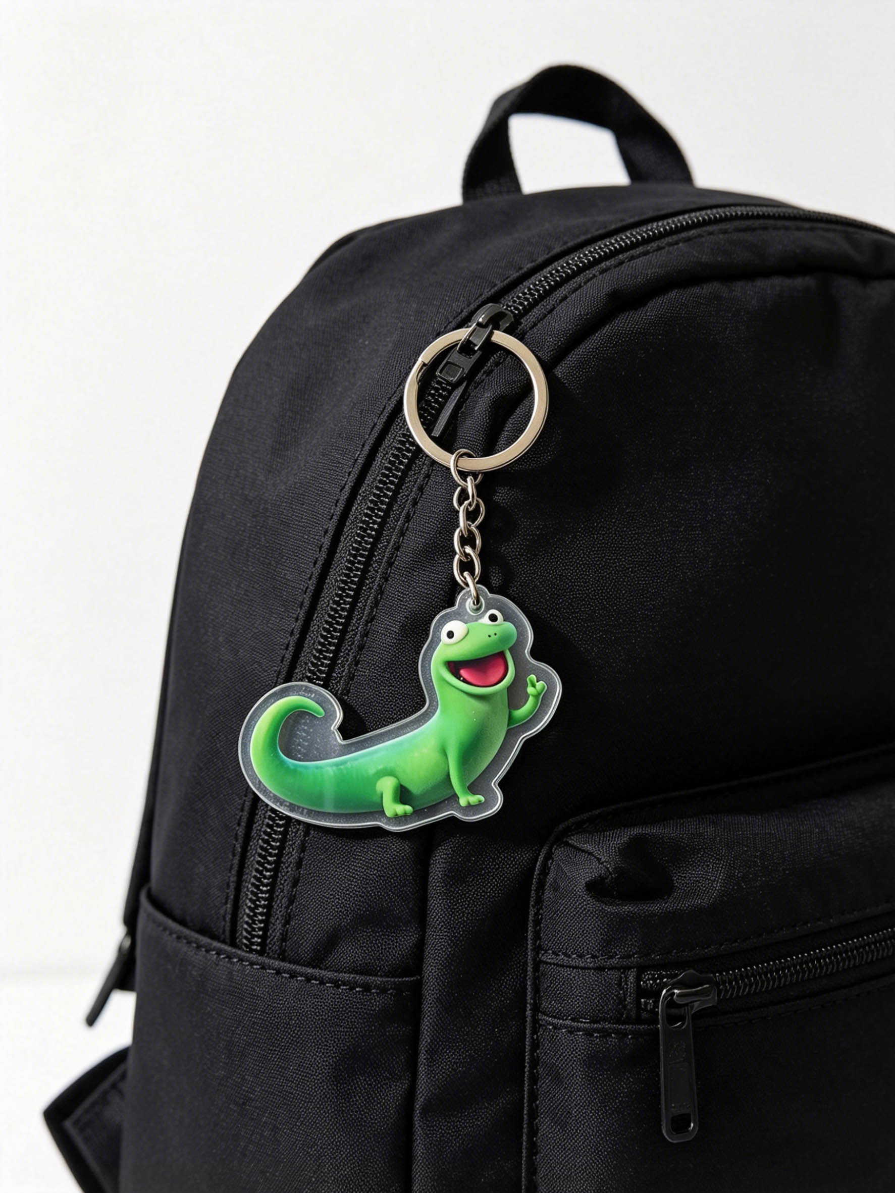Model Kit Lizard - Green Lizard TOM Creative 2D Keychain