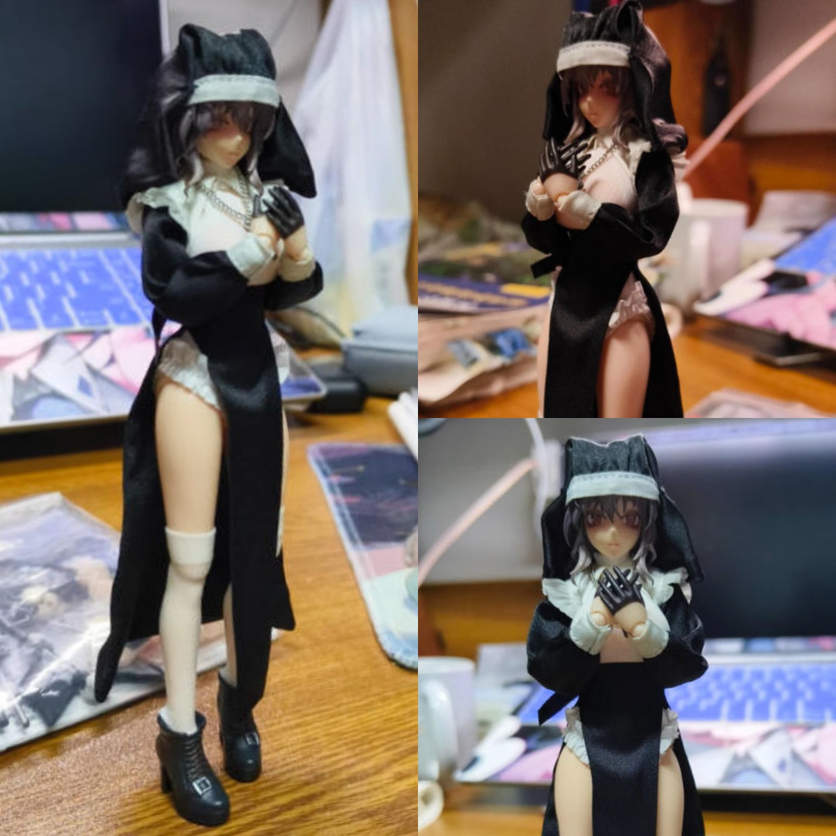 Model Kit For Girls - 【Clothing Only】Hasuki CS017 CS018 1/12 Nun