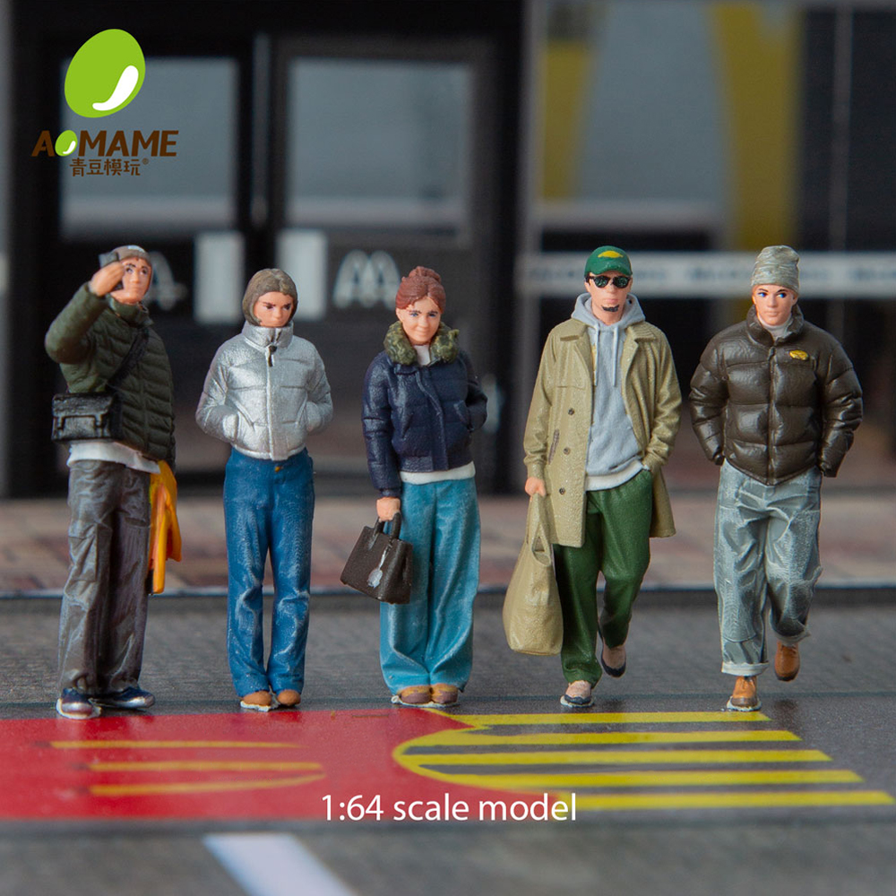 Model Kit Resin - Kicarmod 1/64 Winter Streetwear Set- High