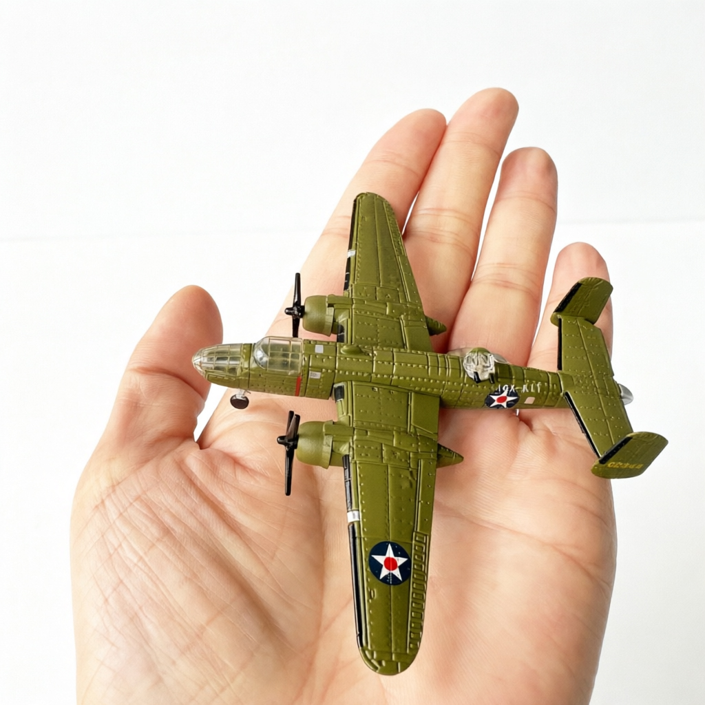 Model Kit Planes - 1/200 Scale WWII U.S. B-25 Mitchell