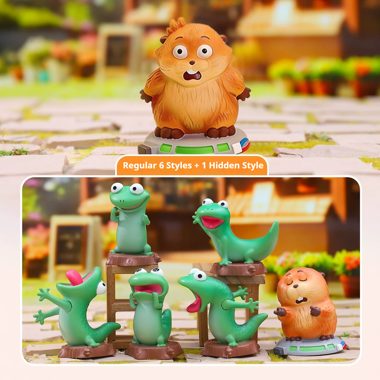 Model Kit Lizard - Hoppers Tom Lizard Blind Box Cartoon