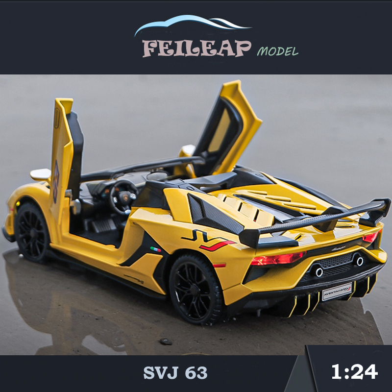 Model Kit Lamborghini - 1/24 Scale Lambor Aventador SVJ 63