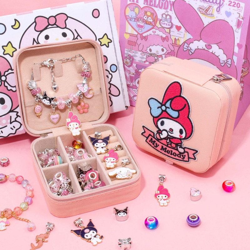 Sanrio Kuromi Beads Charm Brac - Model Kit For Girls ulasan dan harga