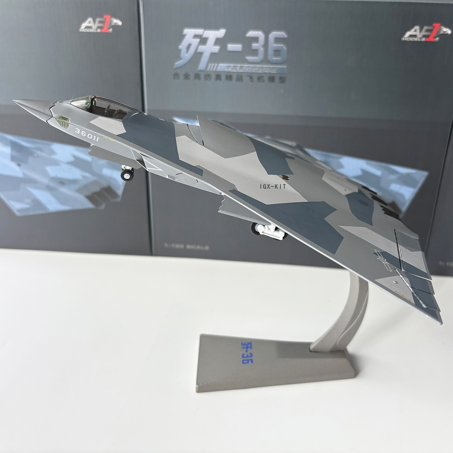 1/100 AF1 J-36 Chinese 6th Gen - Model Kit Planes ulasan dan harga