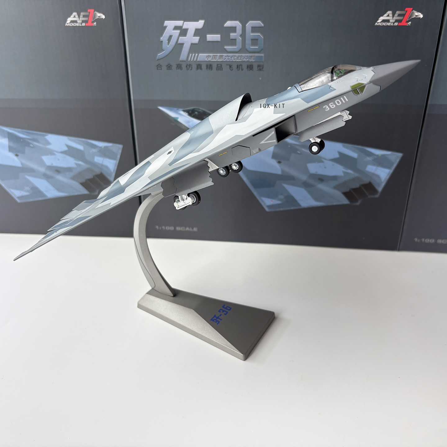 1/100 AF1 J-36 Chinese 6th Gen - Model Kit Planes ulasan dan harga