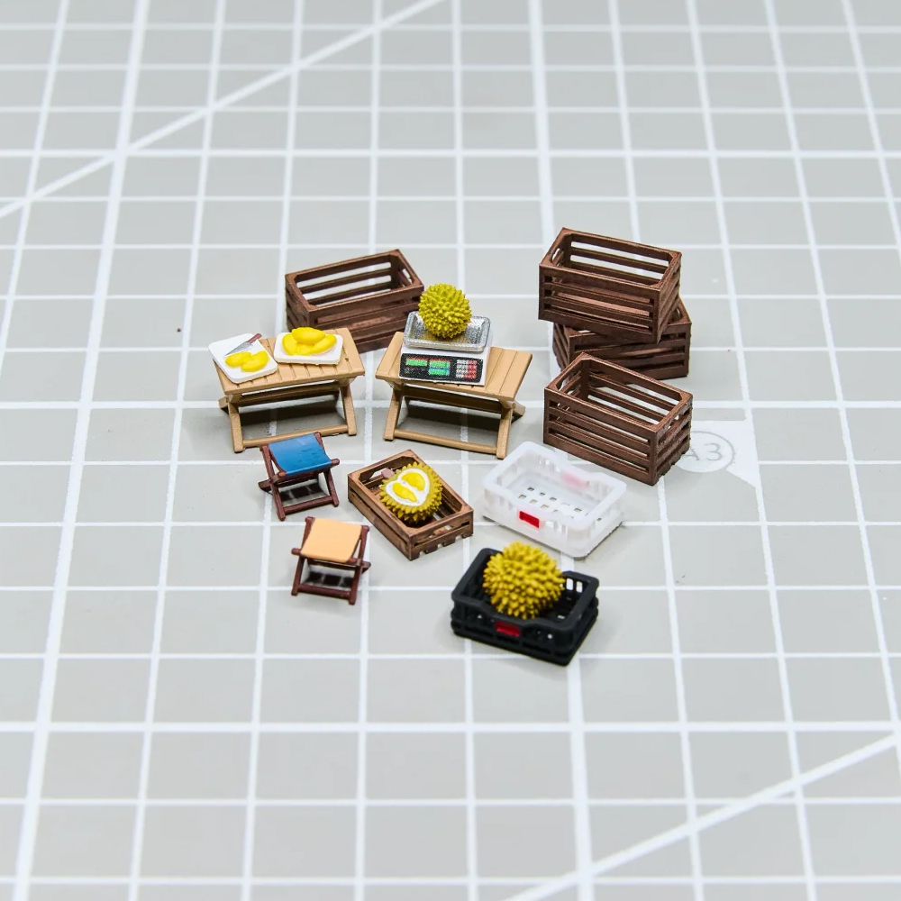 Kicarmod 1/64 Fruit Stand Mode - Model Kit Resin ulasan dan harga