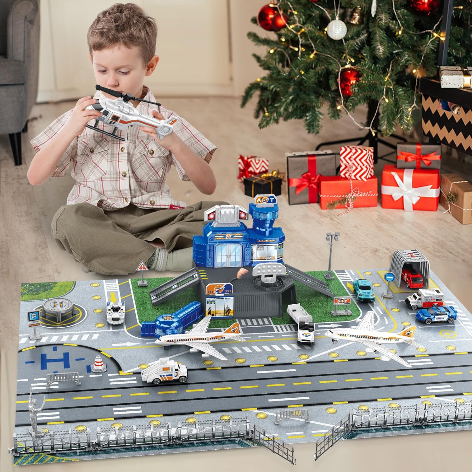 Children's Airport Scene Toy S - Model Kit Planes ulasan dan harga