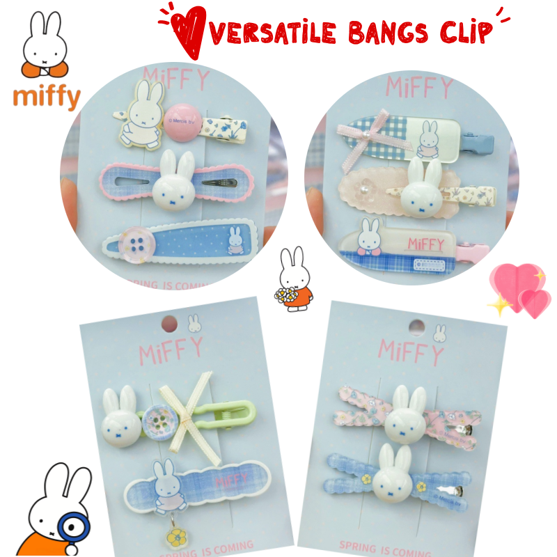 New Miffy rabbit bangs clip si - Model Kit For Girls ulasan dan harga