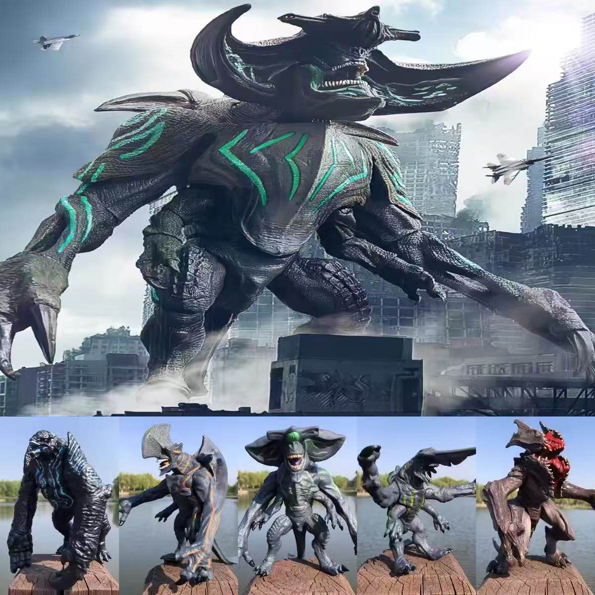 2025 New Monsters Scunner Leat - Model Kit Pacific Rim ulasan dan harga