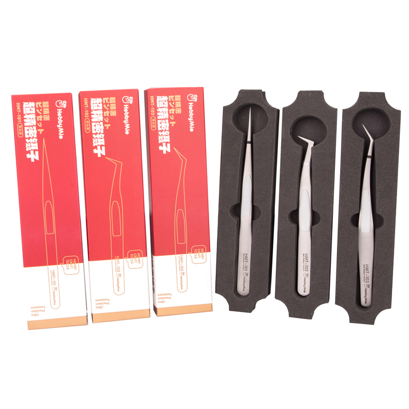 HMT101 Angled Straight Anti St - Model Kit Tweezers ulasan dan harga