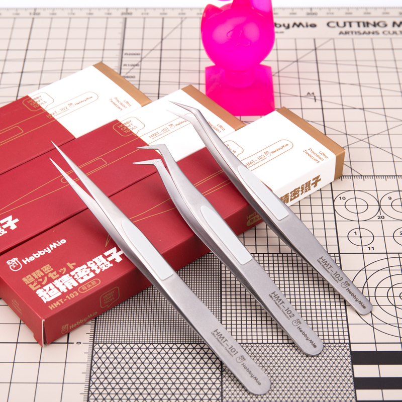 HMT101 Angled Straight Anti St - Model Kit Tweezers ulasan dan harga