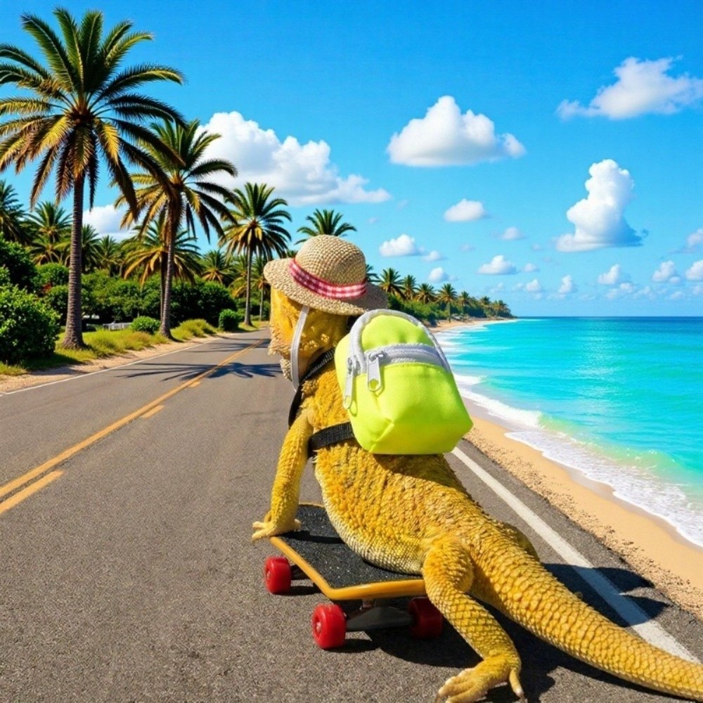 Creative Pet Skateboard Toys S - Model Kit Lizard ulasan dan harga
