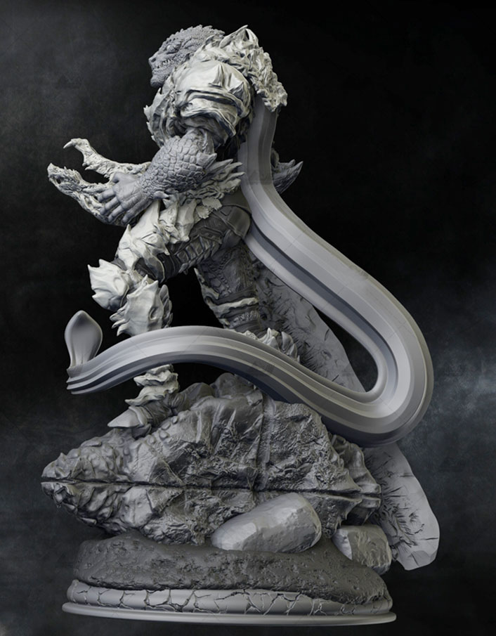75mm / 100mm Resin Model Kits  - Model Kit Lizard ulasan dan harga