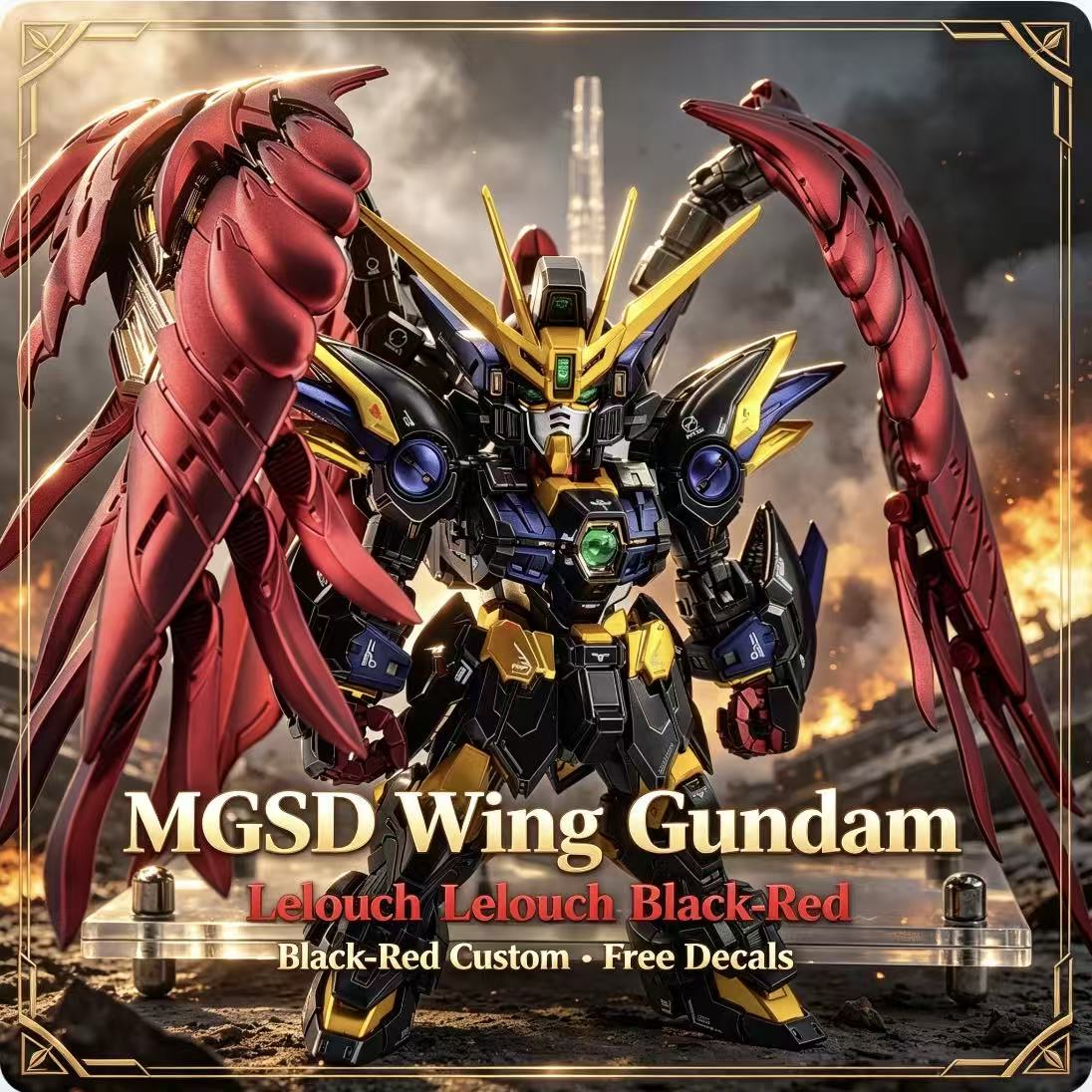 MGSD Wing Lelouch Color Scheme - Gundam Model Mg ulasan dan harga