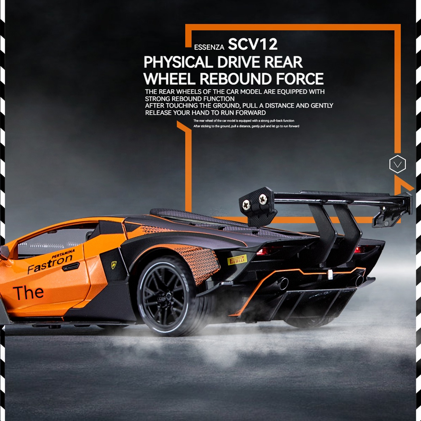 1:24 Scale Lamborghini SCV12 D - Model Kit Lamborghini ulasan dan harga