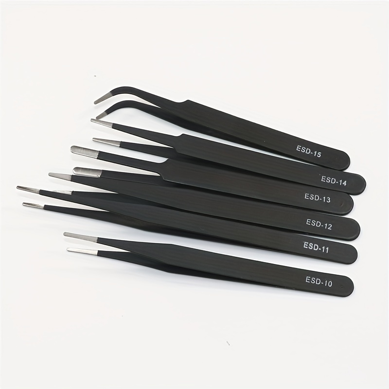 Precision ESD anti-static twee - Model Kit Tweezers ulasan dan harga