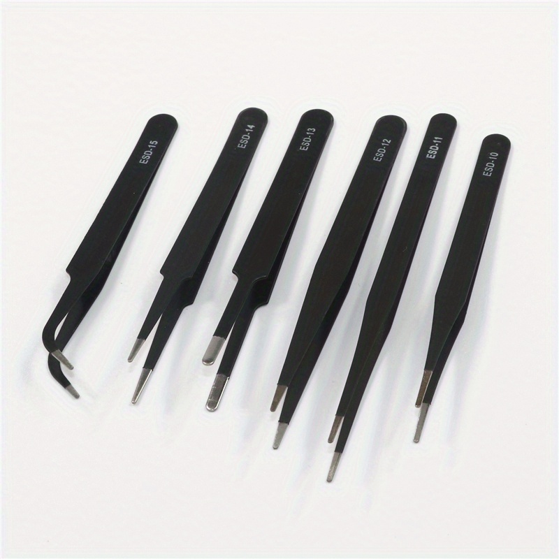 Precision ESD anti-static twee - Model Kit Tweezers ulasan dan harga