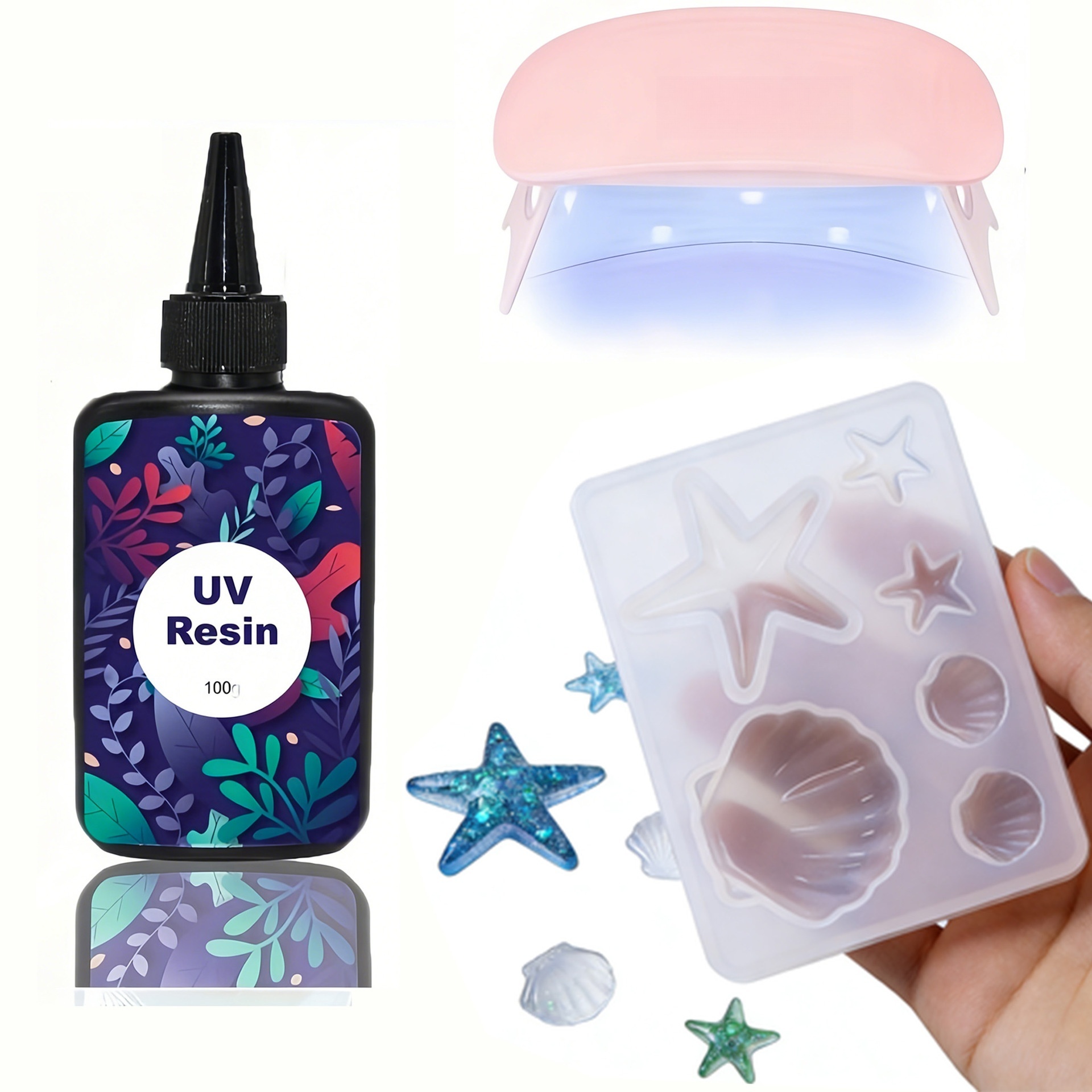 DIY Ocean Theme Crystal Epoxy  - Model Kit Resin ulasan dan harga