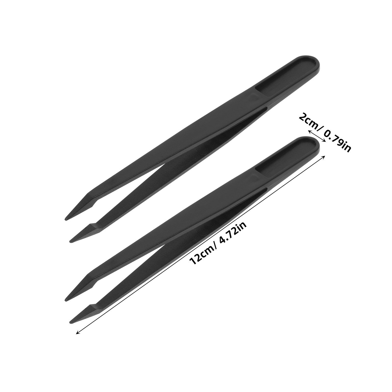 10Pcs Plastic Precision Tweeze - Model Kit Tweezers ulasan dan harga