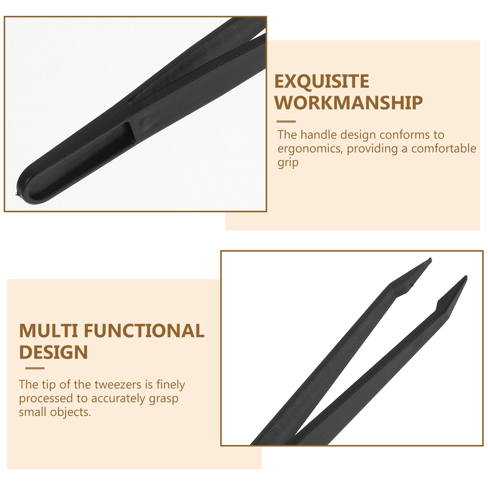 10Pcs Plastic Precision Tweeze - Model Kit Tweezers ulasan dan harga