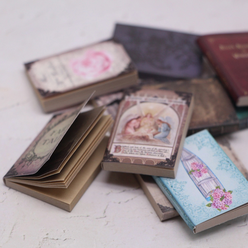 Mini Retro Books Model 10Pcs 1 - Model Kit Vintage ulasan dan harga