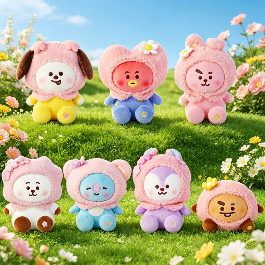 KPOP BT21 Cherry Blossom Serie - Model Kit Mobil ulasan dan harga