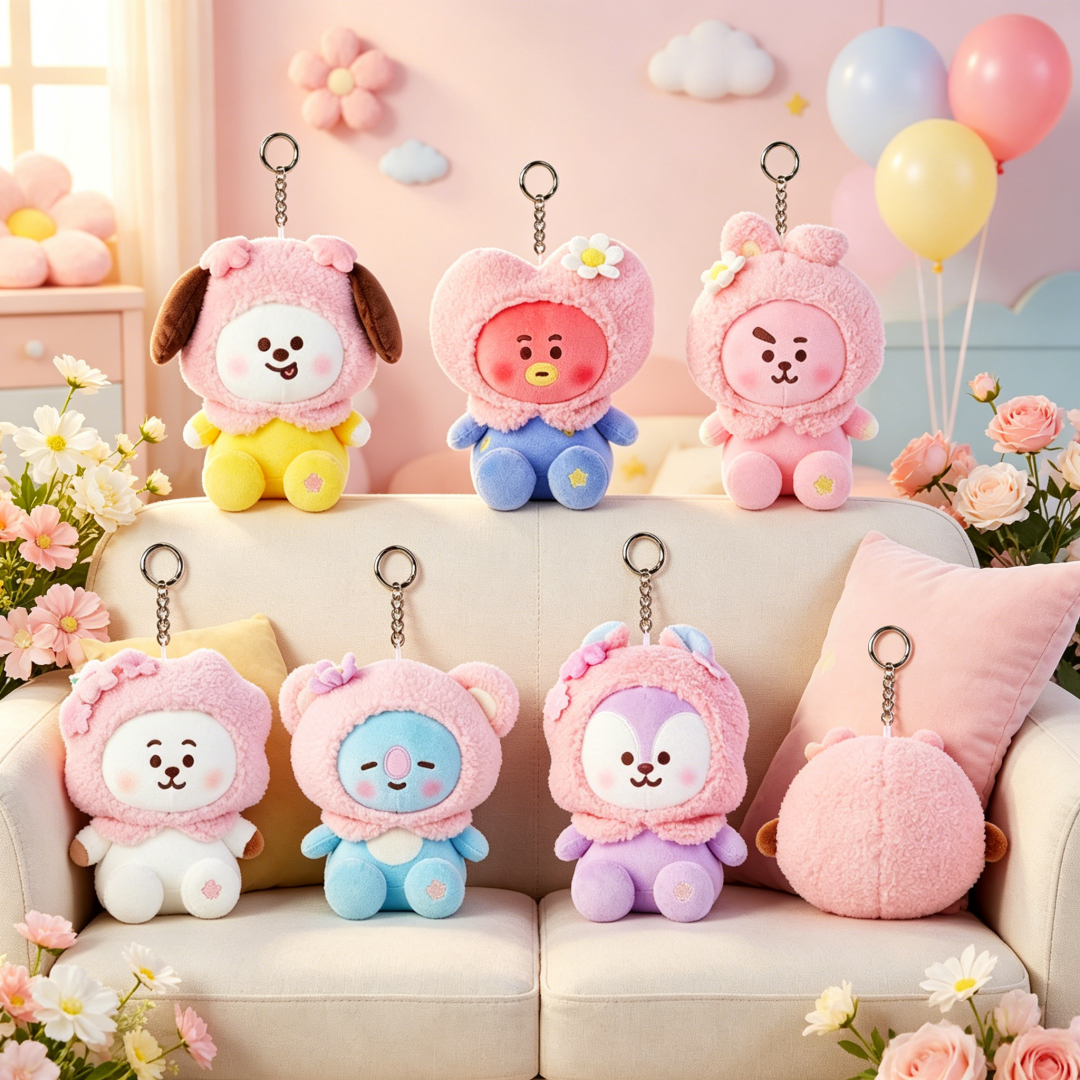 KPOP BT21 Cherry Blossom Serie - Model Kit Mobil ulasan dan harga