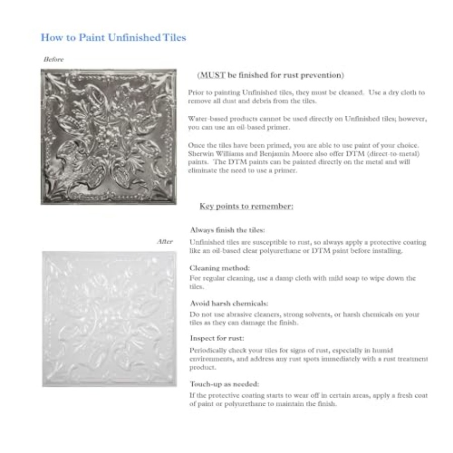 5-Pack Kit] Nail-Up Metal Tile - Model Kit Xà Nữ ulasan dan harga