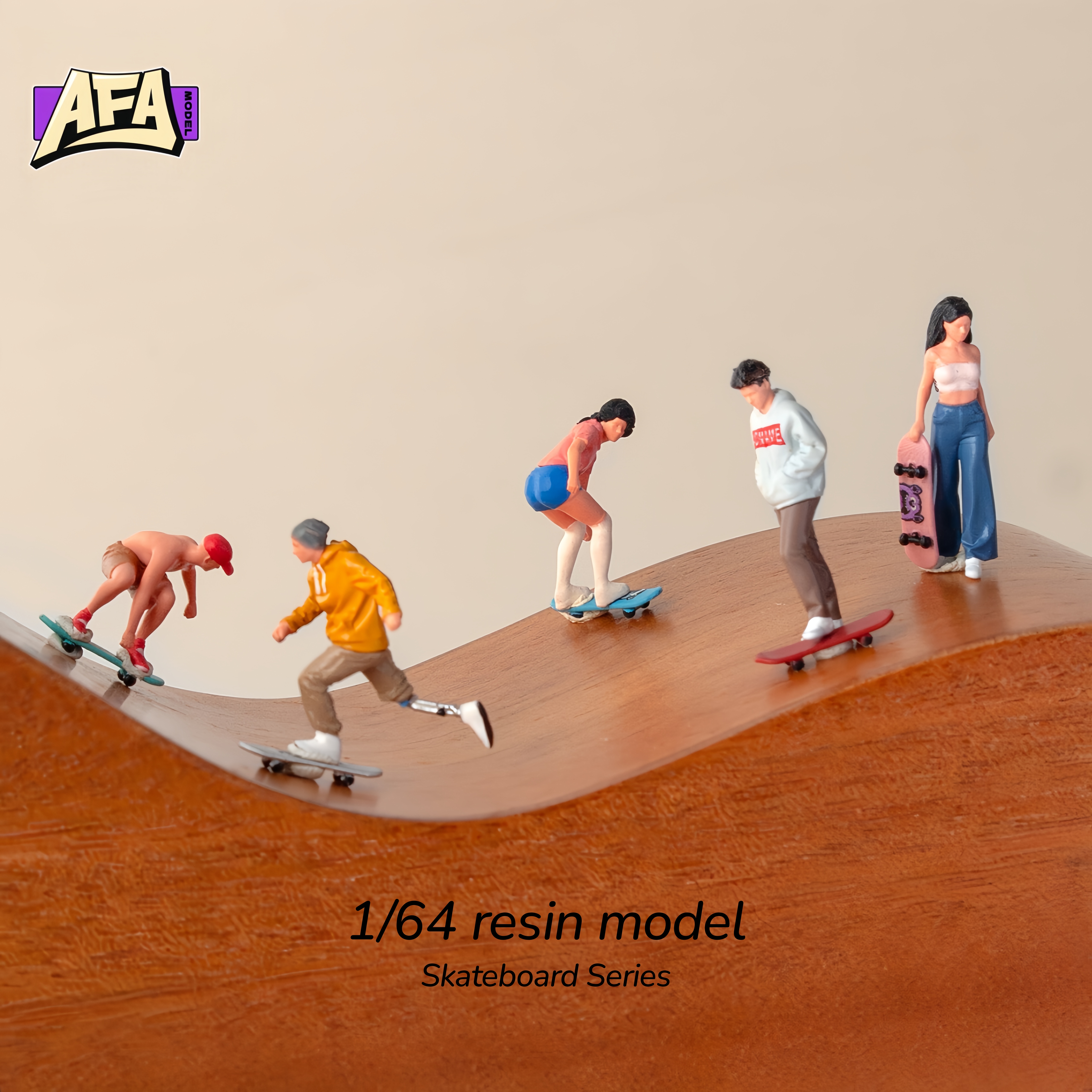 1 64 resin diorama skate Minia - Model Kit Resin ulasan dan harga
