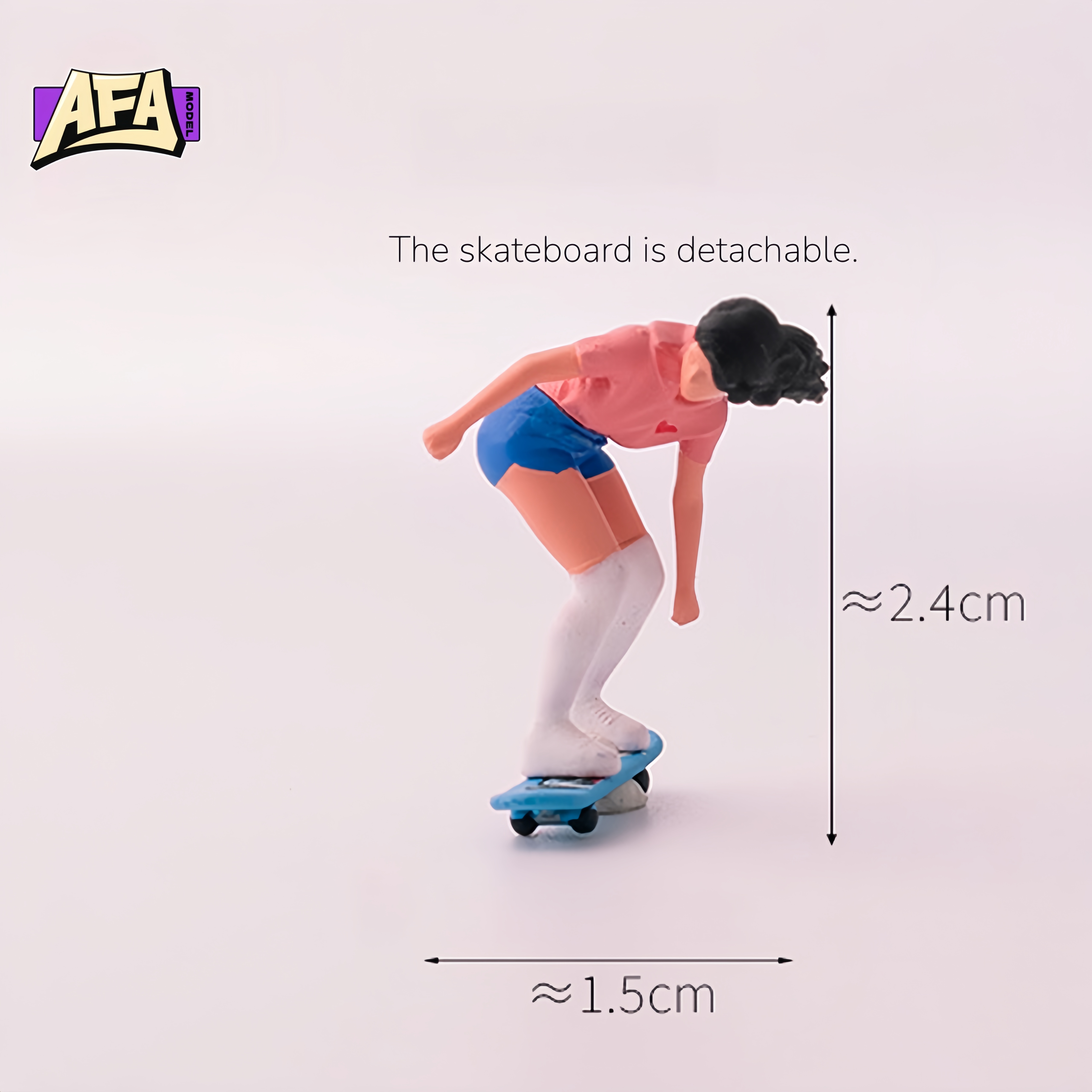 1 64 resin diorama skate Minia - Model Kit Resin ulasan dan harga