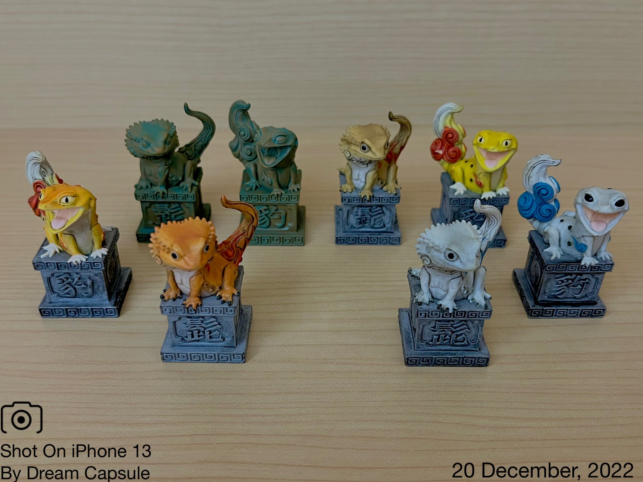 Qualia capsule gashapon toys c - Model Kit Lizard ulasan dan harga