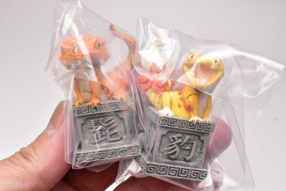 Qualia capsule gashapon toys c - Model Kit Lizard ulasan dan harga