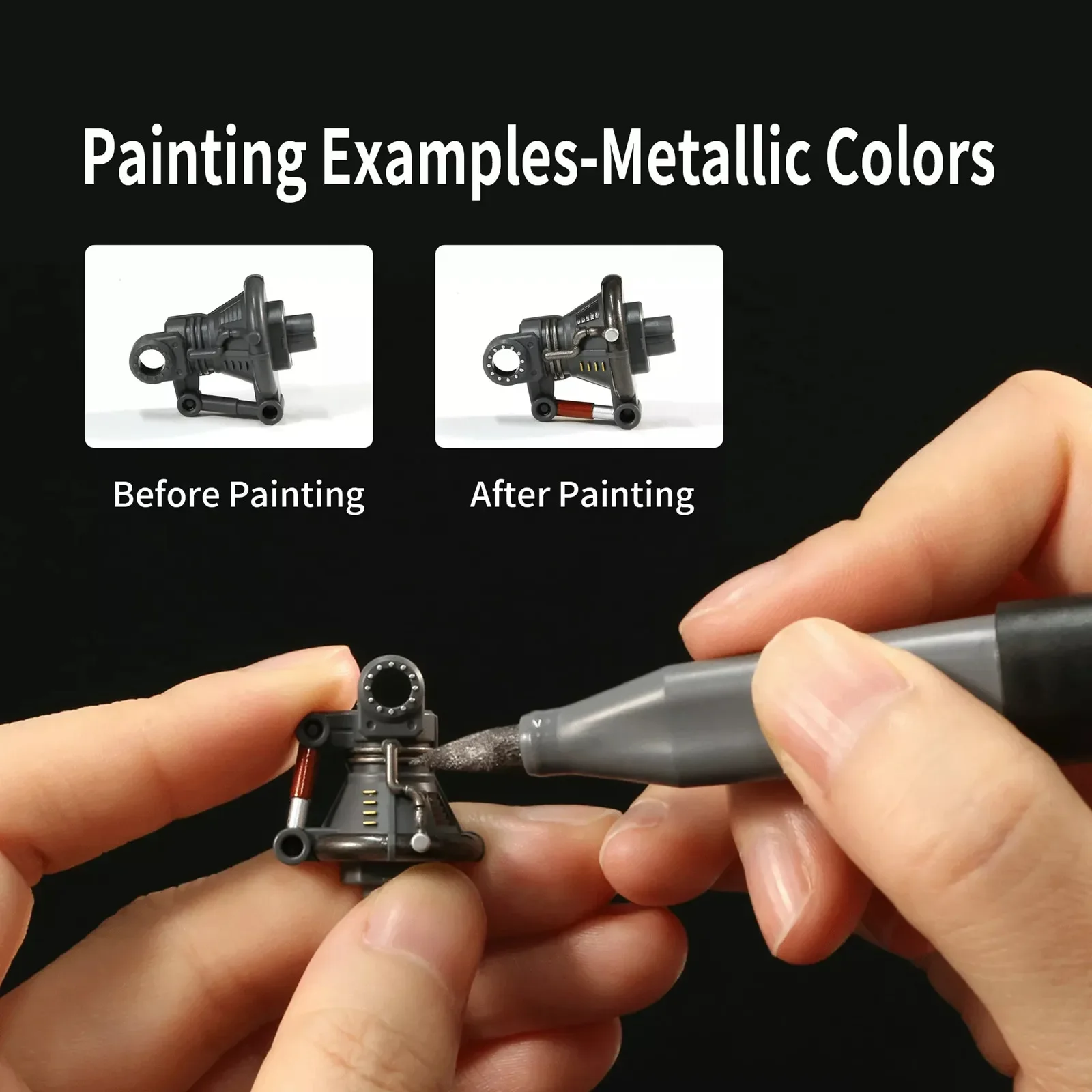 DSPIAE  Colors Brush Pen Envir - Metallic Paint Set ulasan dan harga