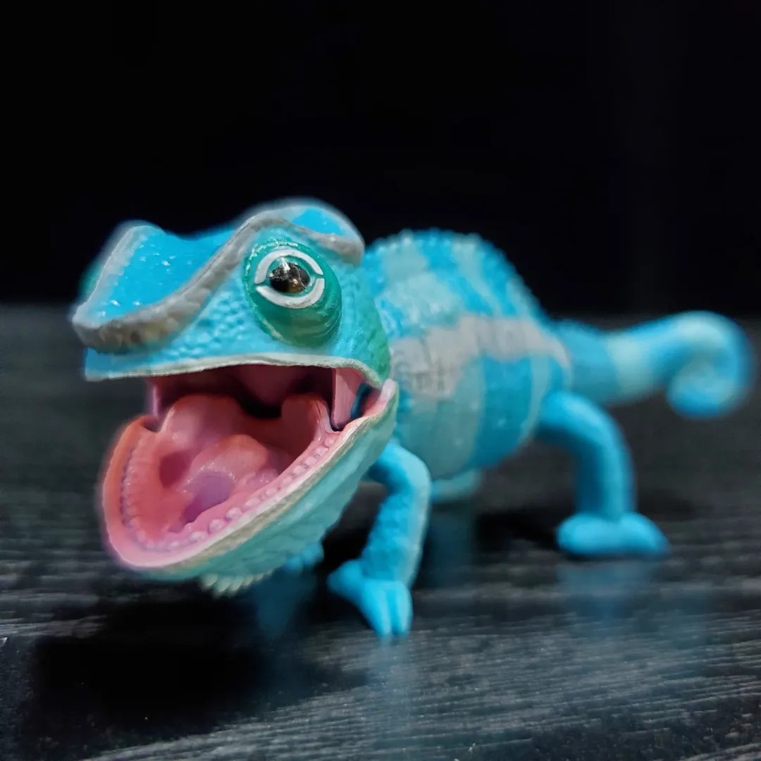 Original capsule toys cute kaw - Model Kit Lizard ulasan dan harga