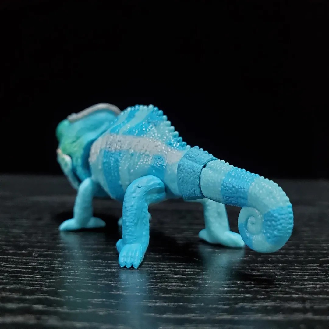 Original capsule toys cute kaw - Model Kit Lizard ulasan dan harga