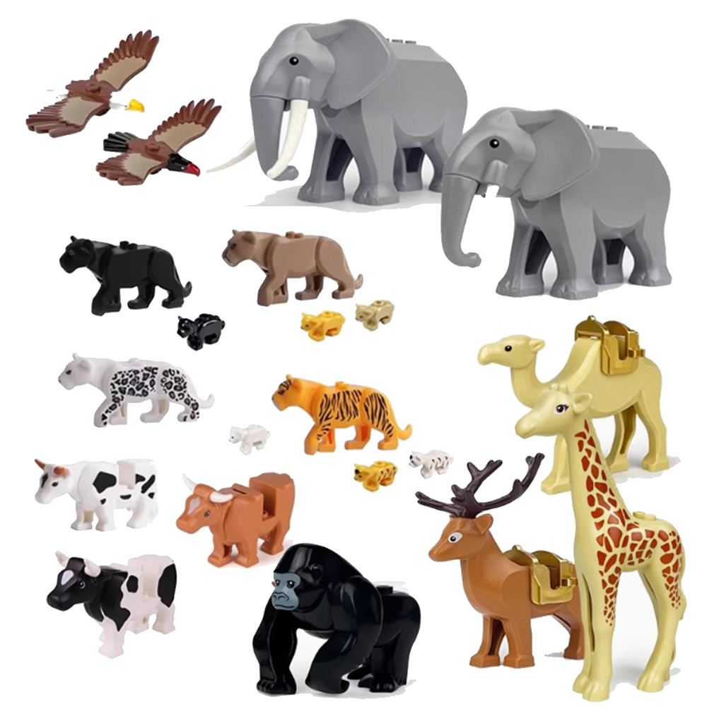 MOC City Animal Building Block - Model Kit Lizard ulasan dan harga