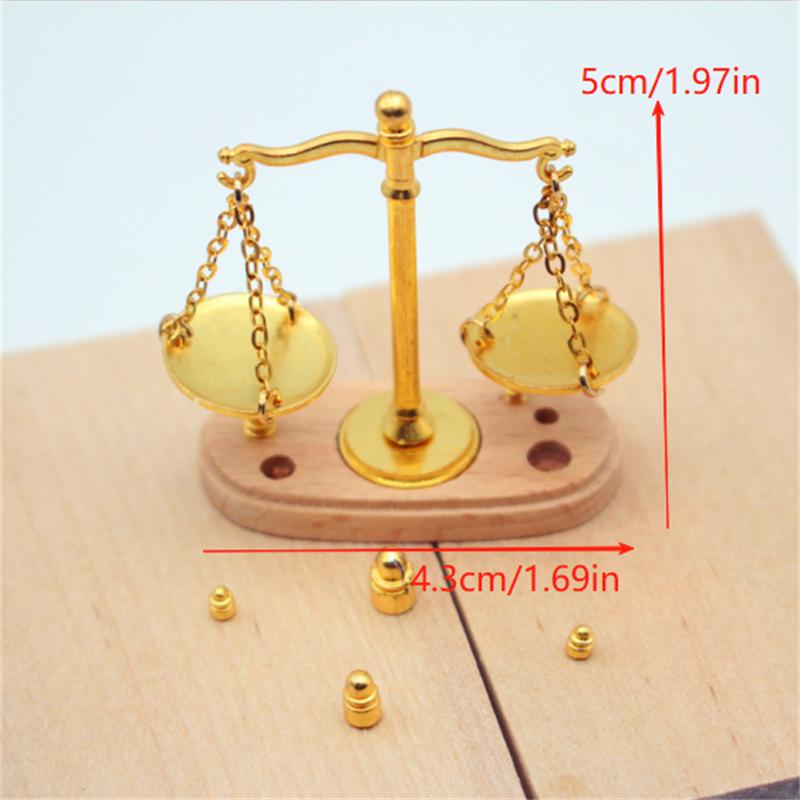 1:12 Dollhouse Vintage Balance - Model Kit Vintage ulasan dan harga