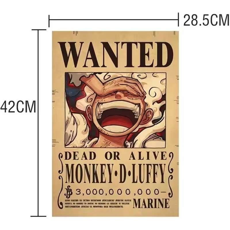 Anime One Piece Bounty Wanted  - Model Kit Vintage ulasan dan harga