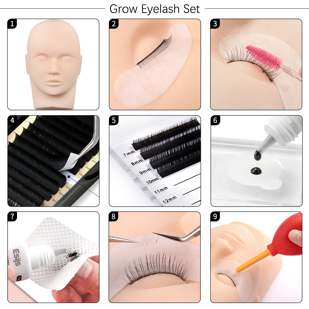 18 in 1 False Eyelash Extensio - Model Kit Tweezers ulasan dan harga
