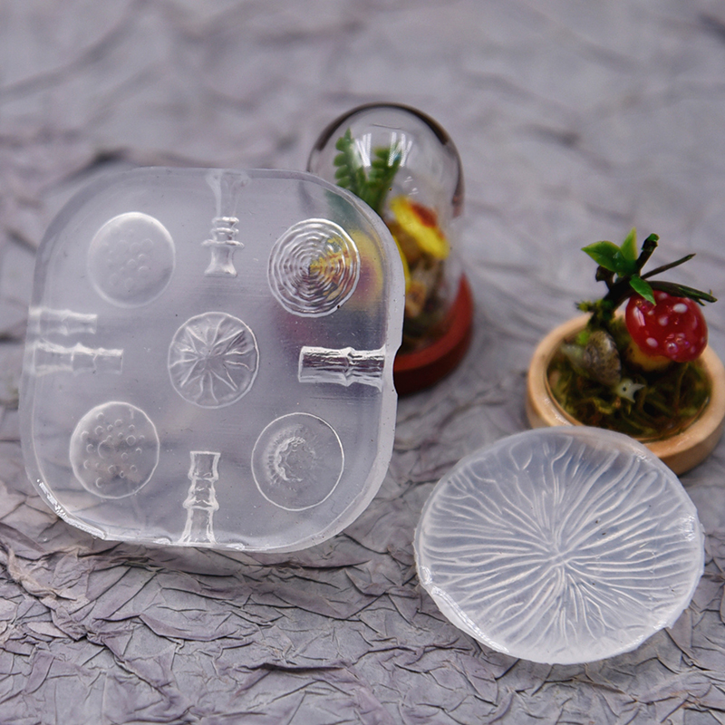 2pcs/set Mini Mushroom Silicon - Model Kit Resin ulasan dan harga