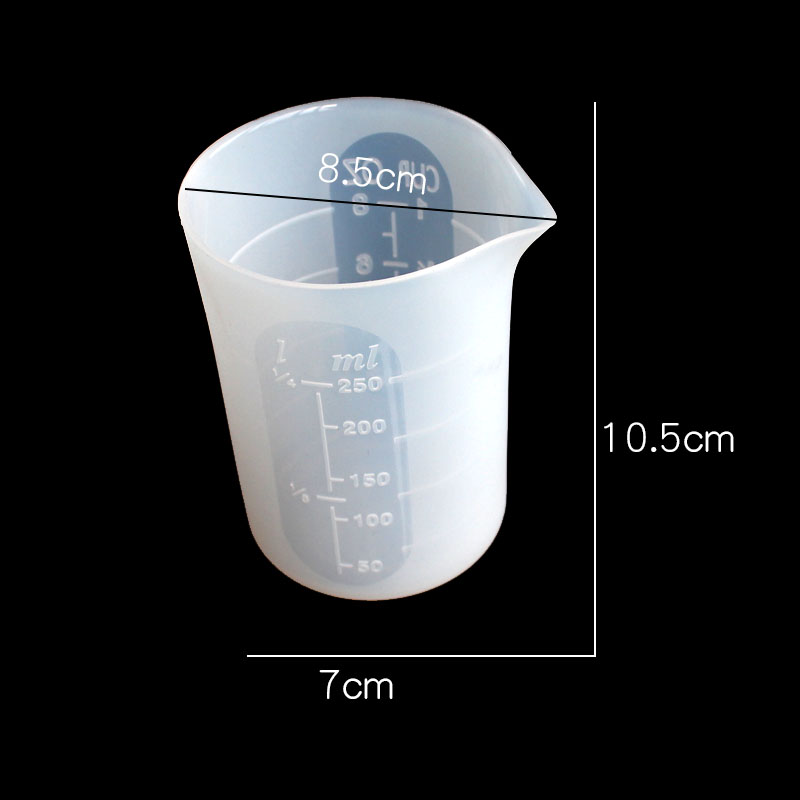 250ML Silicone measuring cup S - Model Kit Resin ulasan dan harga