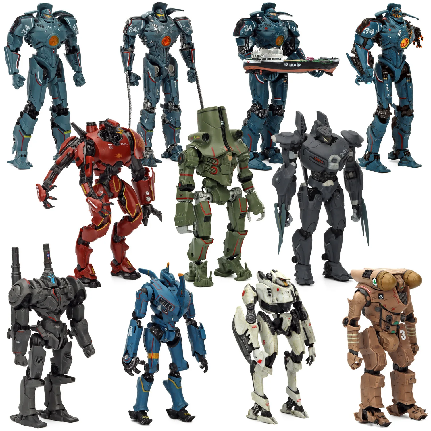 11 types Red Tramp Mecha Actio - Model Kit Pacific Rim ulasan dan harga