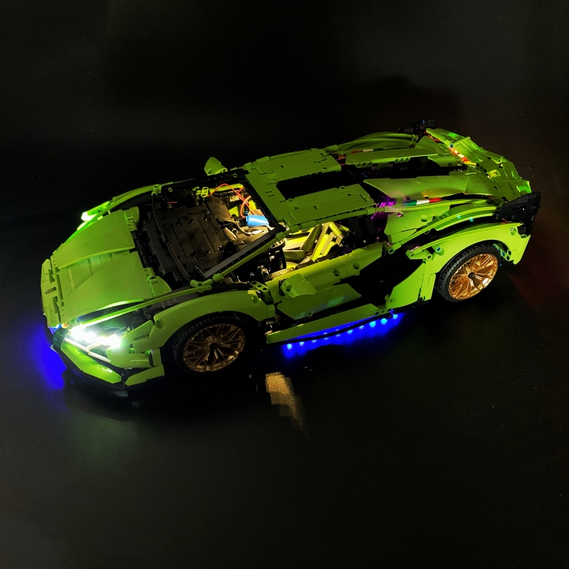 BYB LED Light Kit For LEGO 421 - Model Kit Lamborghini ulasan dan harga