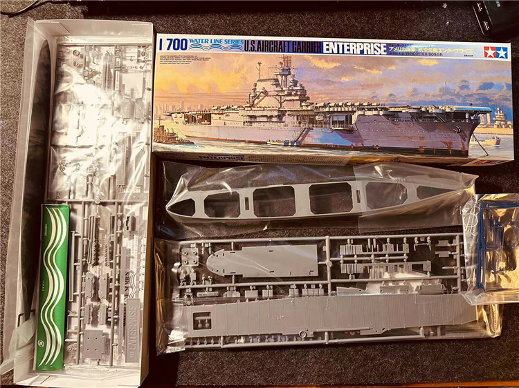 TAMIYA model 1/700 Ship Assemb - Model Kit Uss Enterprise ulasan dan harga