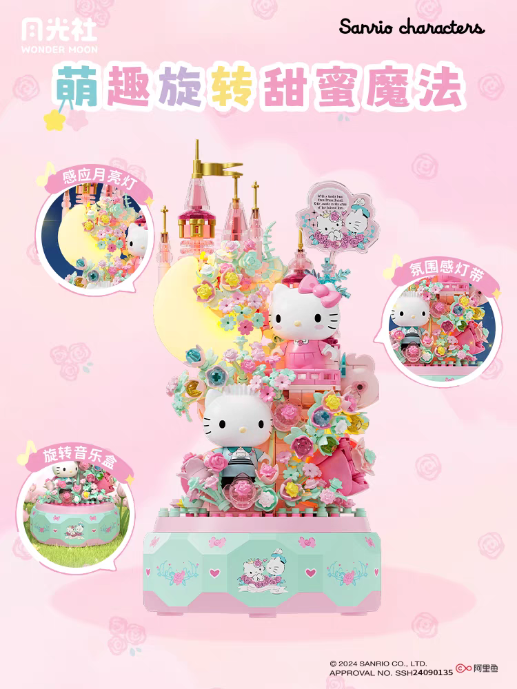 Sanrio Hello Kitty Gemini DIY  - Model Kit For Girls ulasan dan harga