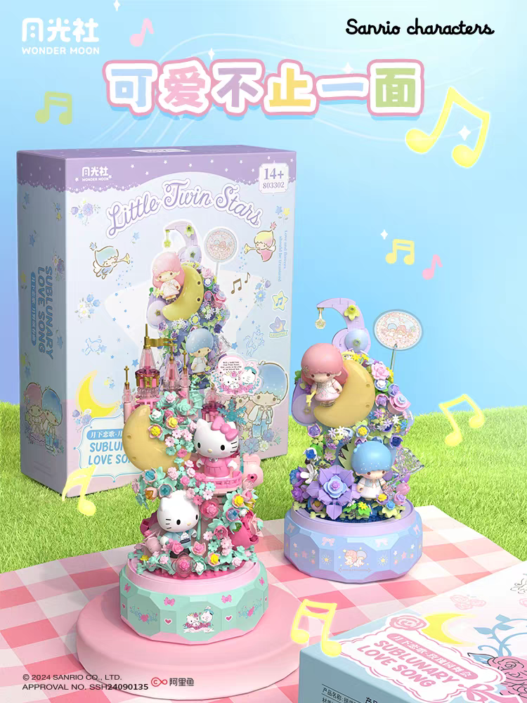 Sanrio Hello Kitty Gemini DIY  - Model Kit For Girls ulasan dan harga