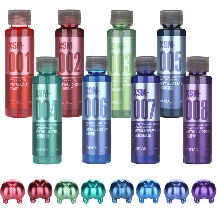 DSPIAE XSM Metallic Water Base - Metallic Paint Set ulasan dan harga